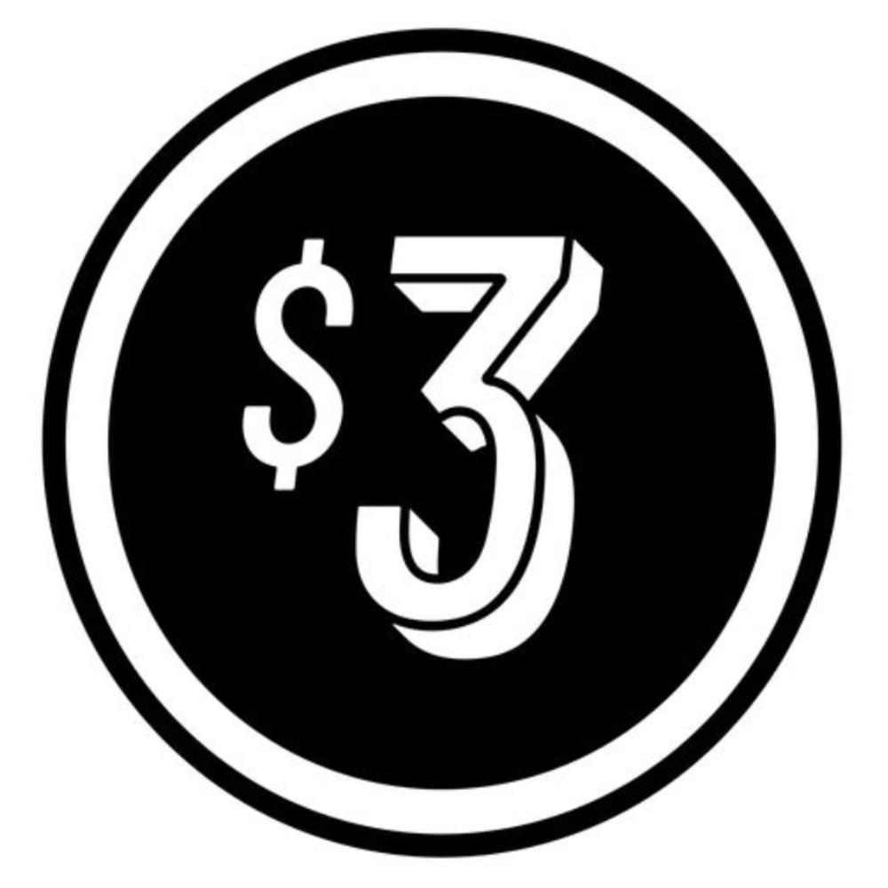 La Boutik $3 shipping label